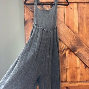 EASEL Wide Leg Boho Jumpsuit